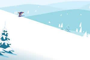 田鼠滑雪