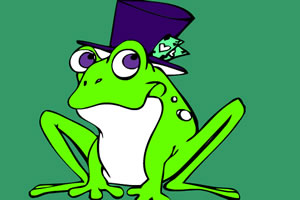 青蛙和它的帽子