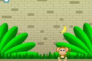小猴吃香蕉