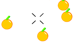 射橘子