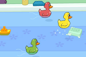 小鸭子游泳赛