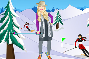 滑雪女孩莫妮卡