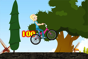  Polly rides a bike