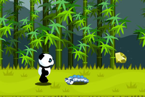 大熊猫练跑酷