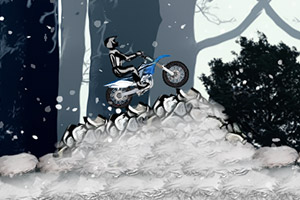 冬季越野摩托