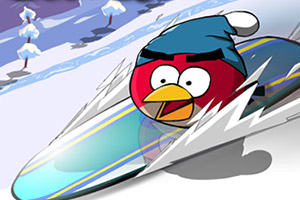 愤怒的小鸟滑雪