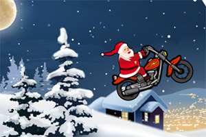 圣诞老公公骑摩托