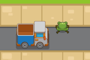 青蛙安全过马路