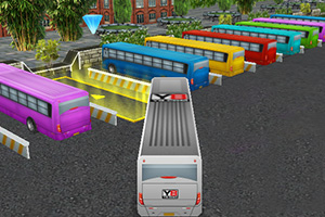 3D公共巴士停靠